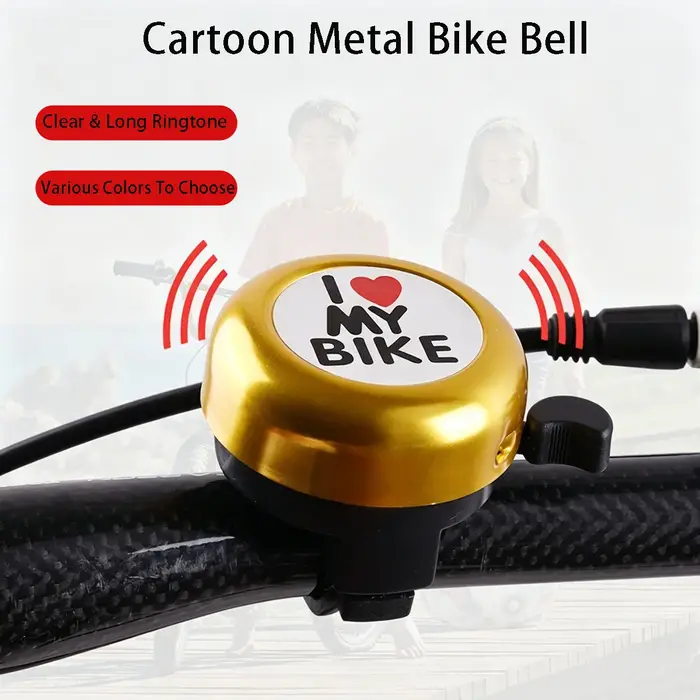 Sonnette de vélo mignonne et sonore pour vélos de balance et VTT - Pièces de cyclisme