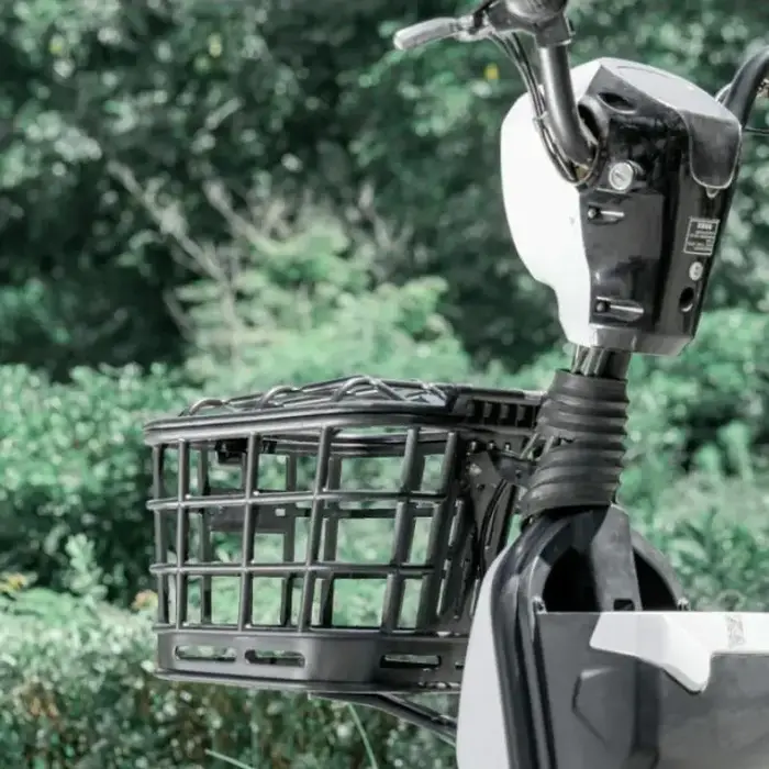 Offre spéciale 1 ensemble grande capacité Anti Extrusion vélo avant panier noir PC détachable