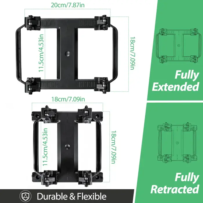 Porte-bagages arrière détachable rapide pour vélo électrique et VTT – Support de transport de bagages