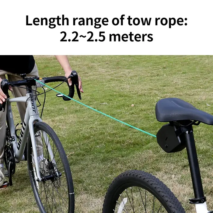 Corde de remorquage de vélo Flexible et rétractable