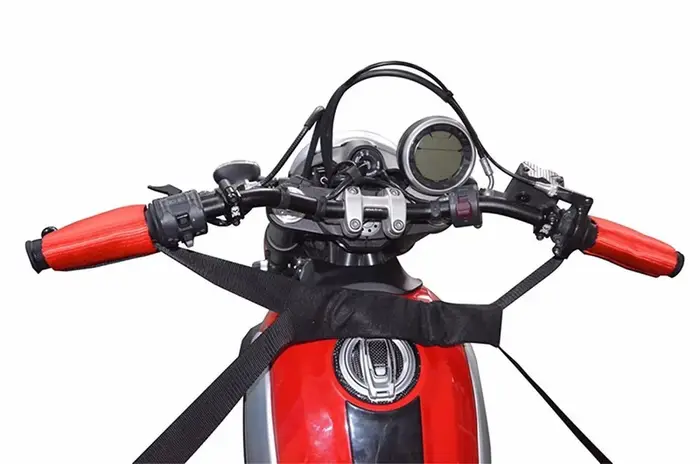 Sangle de support de barre de guidon de moto