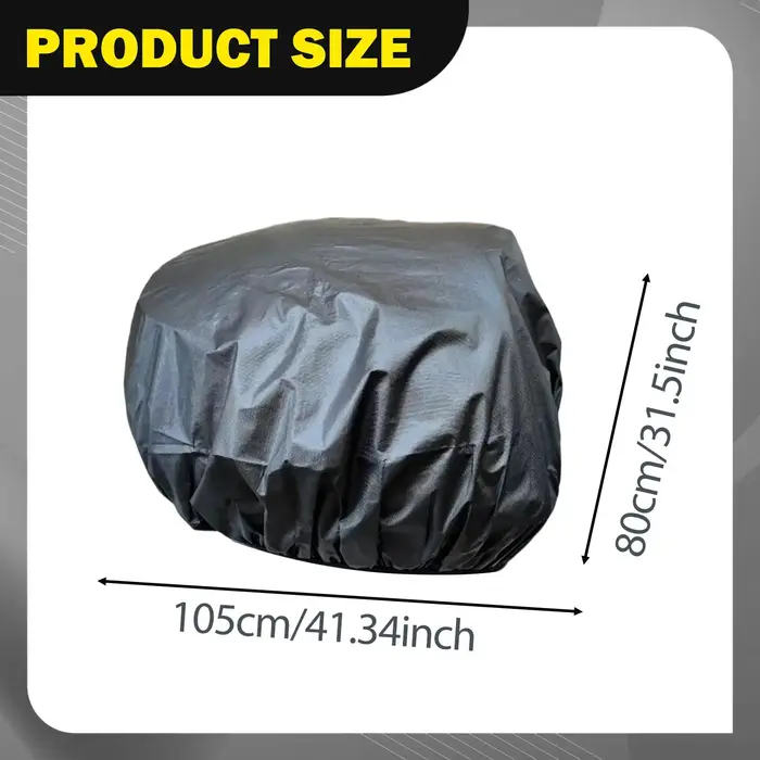 Housse de protection imperméable pour panier de vélo