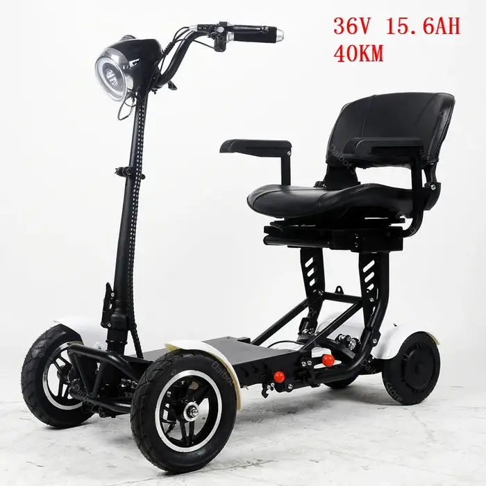 Scooter de mobilité pliant de 10 pouces