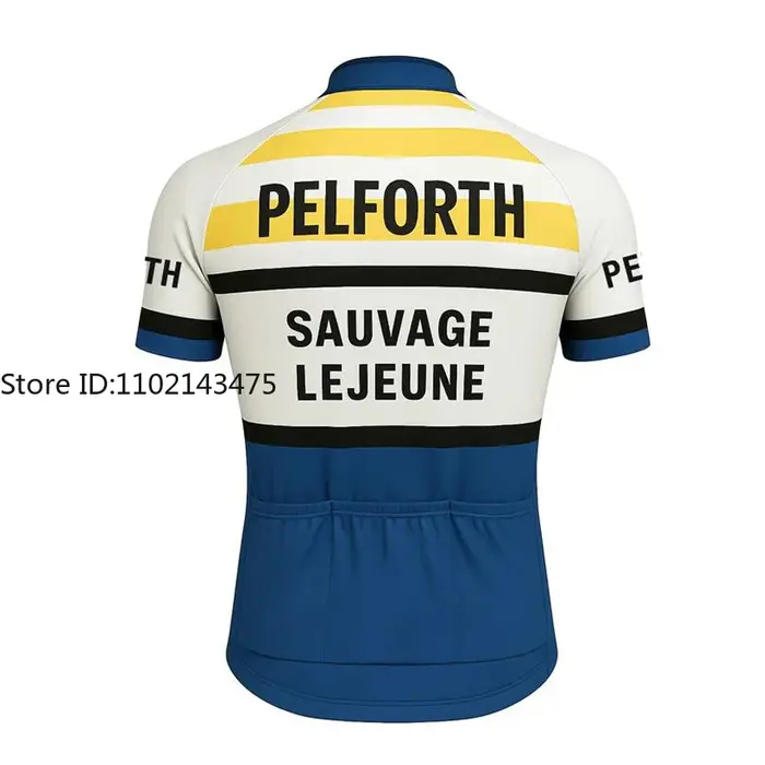 Une fois rétro Maillot de cyclisme hommes respirant vêtements de vélo Coppi vélo de route Maillot Ciclismo