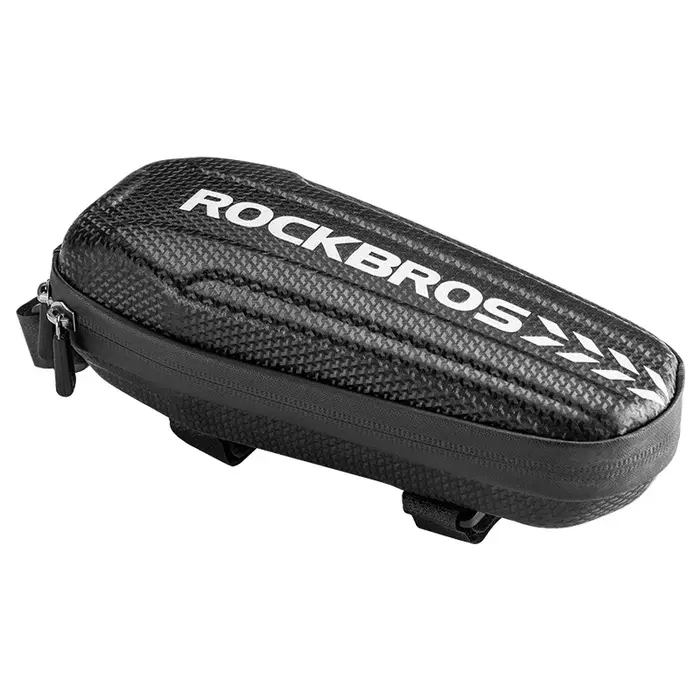 Sac de vélo étanche ROCKBROS pour tube supérieur cadre avant en PU rigide pour vélo de route et montagne rangement capacite 1.5L pour smartphone et accessoires de cyclisme