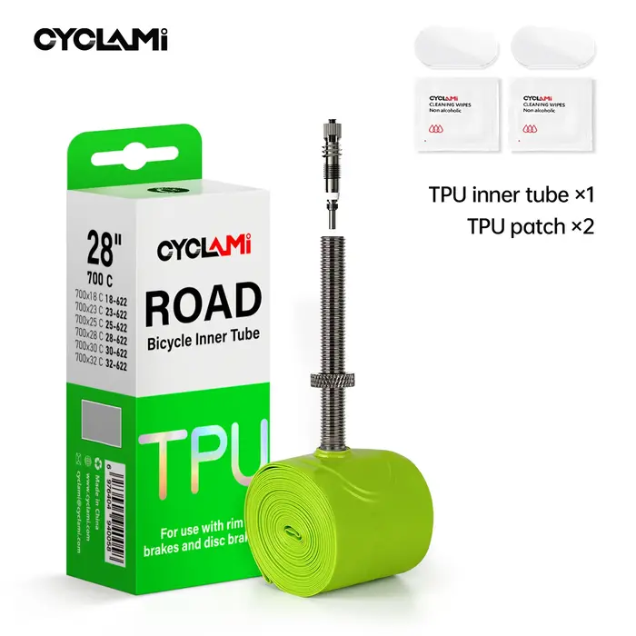 CYCLAMI – noyau de Valve d'air amovible en TPU, Tube intérieur 700c pour vélo de route, matériau TPU