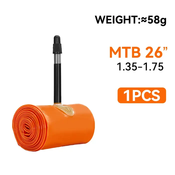 ThinkRider 1PSC chambre à air de vélo ultralégère 26 27.5 29 pouces vtt vélo TPU matériel pneu 45mm