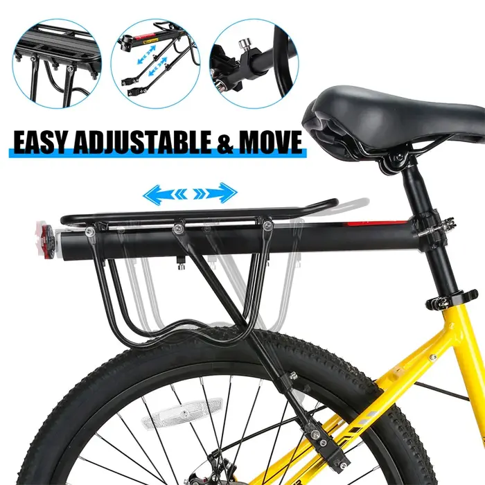 WEST BIKING-Porte-bagages universel et réglable en alliage d'aluminium pour enfant