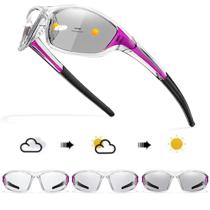 Lunettes de cyclisme photochromiques pour hommes et femmes, nouveau Style, vtt, course à pied, pêche