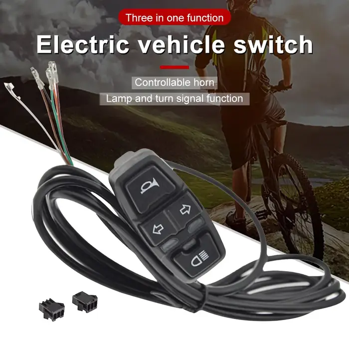 Kit de feux avant et arrière pour vélo électrique 24V-48V