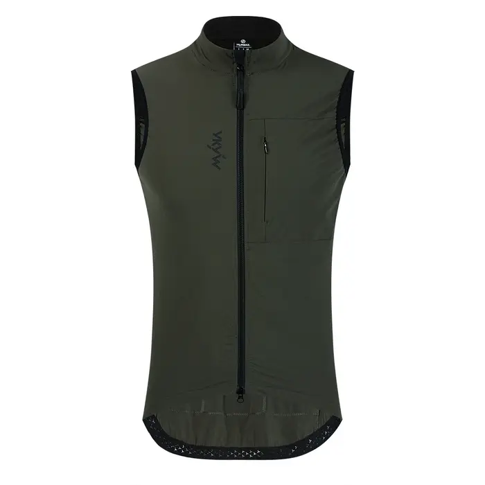 YKYWBIKE Gilet de cyclisme thermique en polaire pour homme