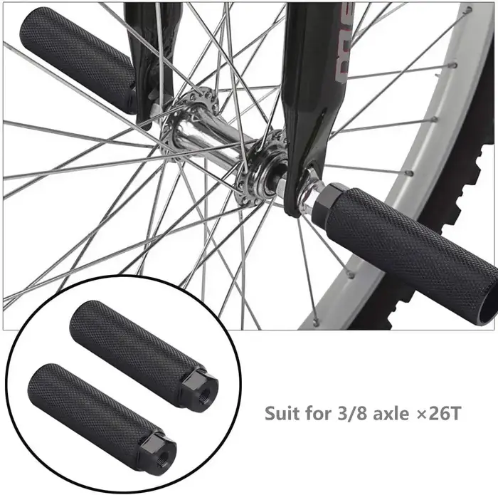 Chevilles de vélo en alliage d'aluminium