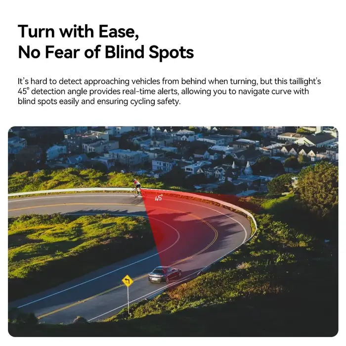 IGPSPORT SRmini Radar feu arrière intelligent feu