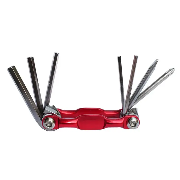 Kit d'outils de réparation multiples pour vélo de montagne 7 en 1, léger et Portable, jeu de réparat