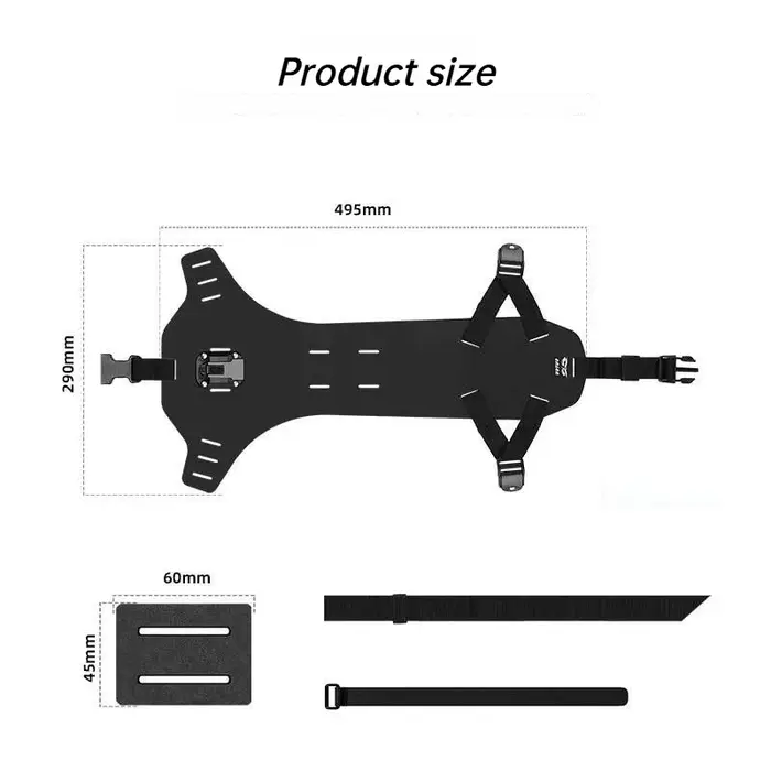 Support de sacoche arrière à fixation rapide pour vélo
