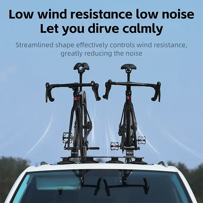 Support de vélo pour voiture WEST BIKING – Fixation par ventouses pour toit