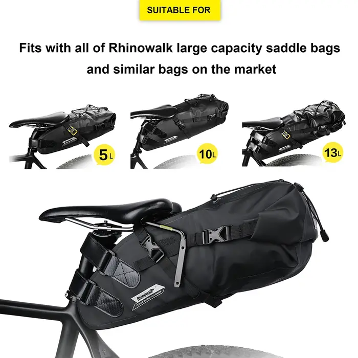 Rhinowalk Support de stabilisateur de selle de vélo Support de montage de siège arrière Support de p