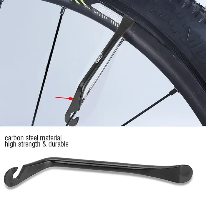 Levier en acier inoxydable pour enlever les roues de vélo, outil de réparation de cyclisme en plein