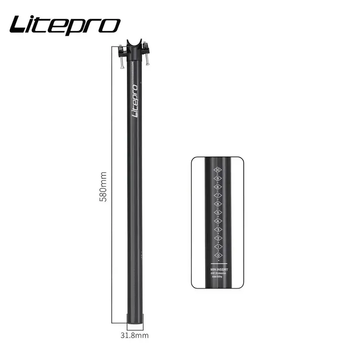 Tige de selle en alliage d'aluminium Litepro 31
