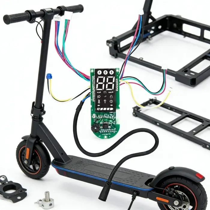 Carte mère de contrôle du tableau de bord pour trottinette Xiaomi 4 Pro 2ème génération avec écran numérique et trois modes de vitesse 6/20/25 km/h