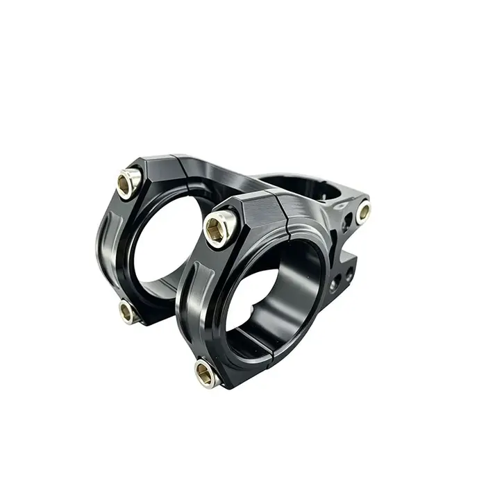 Tige de vélo de montagne tout-terrain/enduro 35 mm 1-1/8 pouces en alliage d'aluminium 2014-T6 usiné CNC ultra-rigide antidérapant