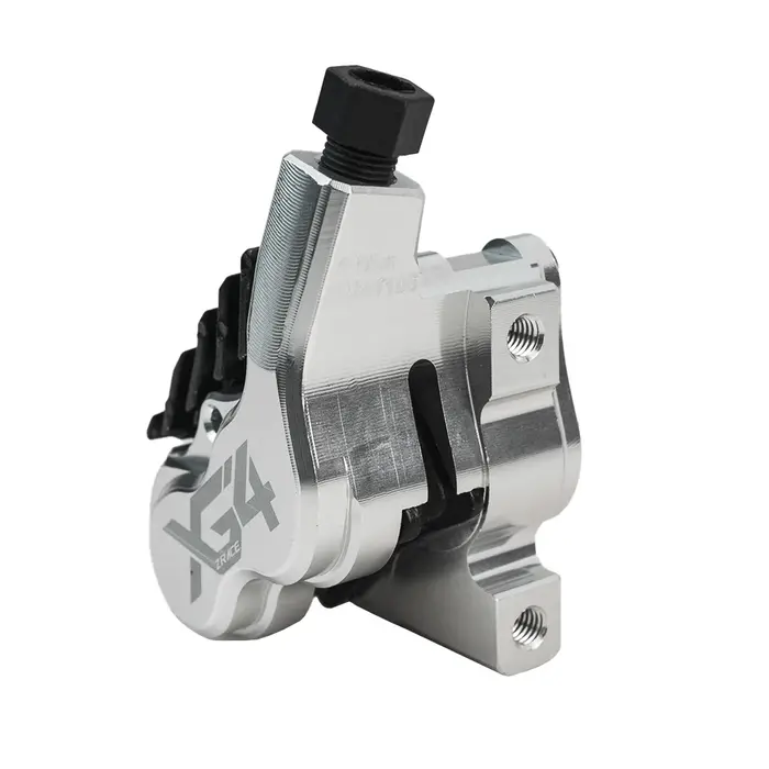 Étrier de frein hydraulique de route ZRACE XG4, étrier à quatre piston à montage plat, plaquettes de