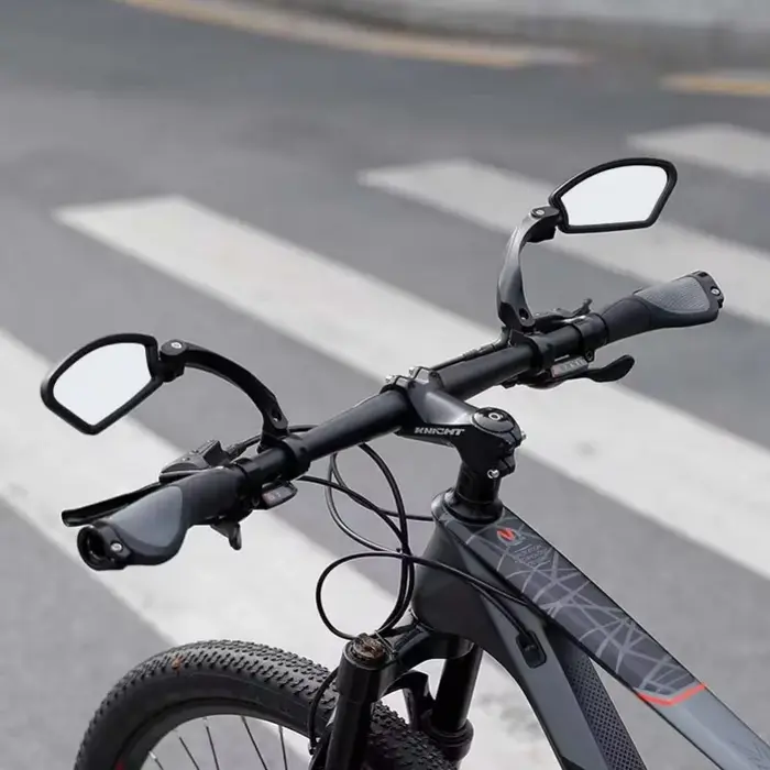 Rétroviseur de vélo VTT HD réflexion miroir batterie