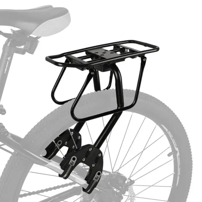 Porte-bagages arrière de vélo en alliage d'aluminium
