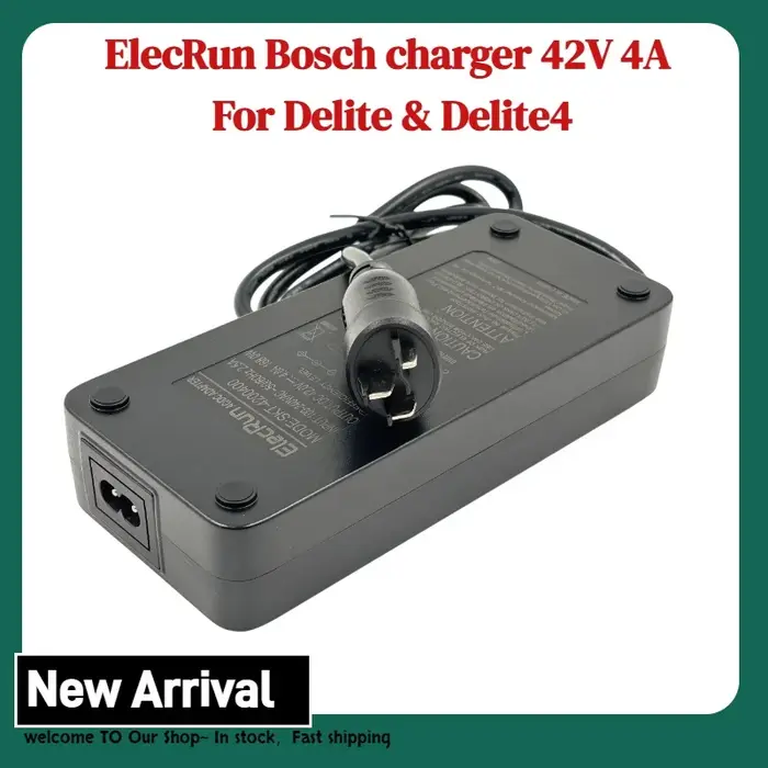 Chargeur 42V 4A pour batterie de vélo électrique Bosch Delite