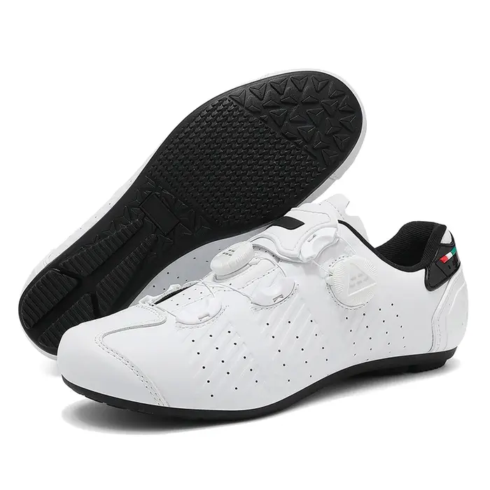 Chaussures de cyclisme pour vélo d'autoroute, chaussures de cyclisme pour VTT respirantes et résista