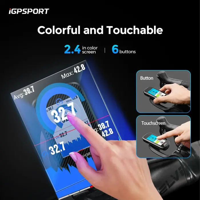 Ordinateur GPS pour vélo iGPSPORT BSC300T 32G