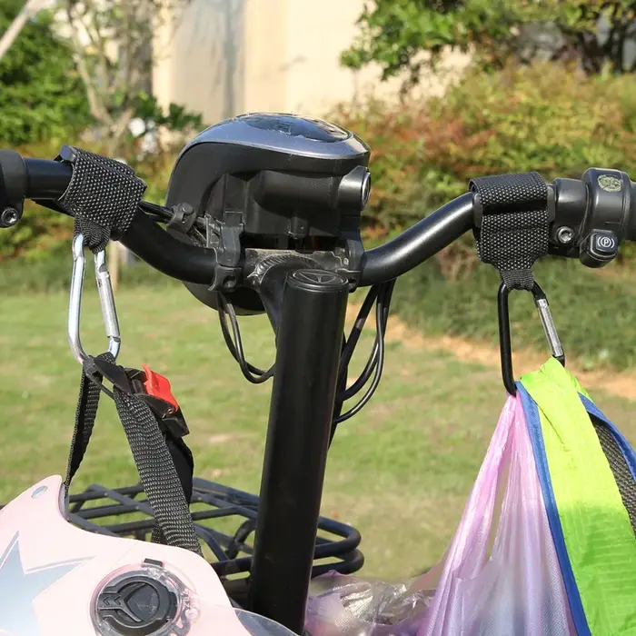 Crochet multifonctionnel pour vélos, véhicules électriques, motos, scooters, poussettes, crochet universel sans perçage