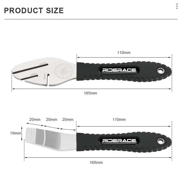 RIDERACE clé de Correction de frein à disque de vélo vtt outil d'alignement du Rotor