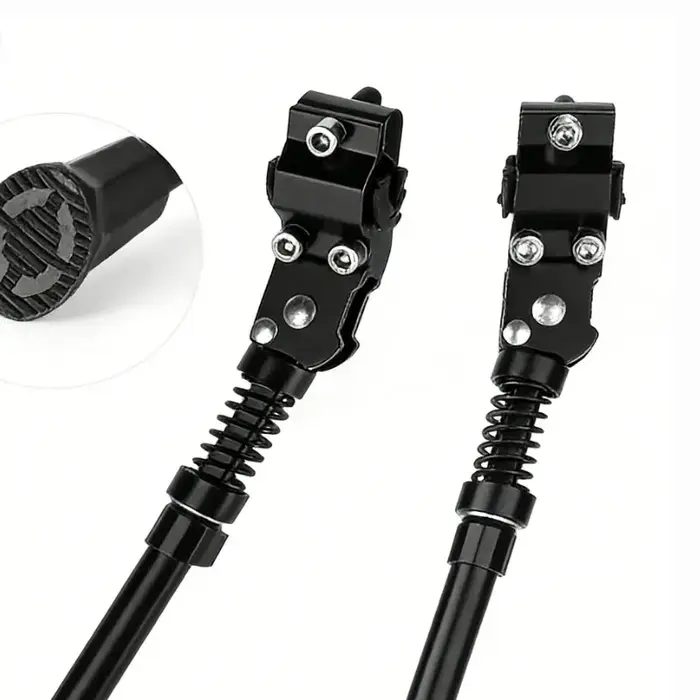 Béquille de vélo réglable multi-modes pour VTT – Support latéral arrière solide et fiable – Accessoire de cyclisme essentiel