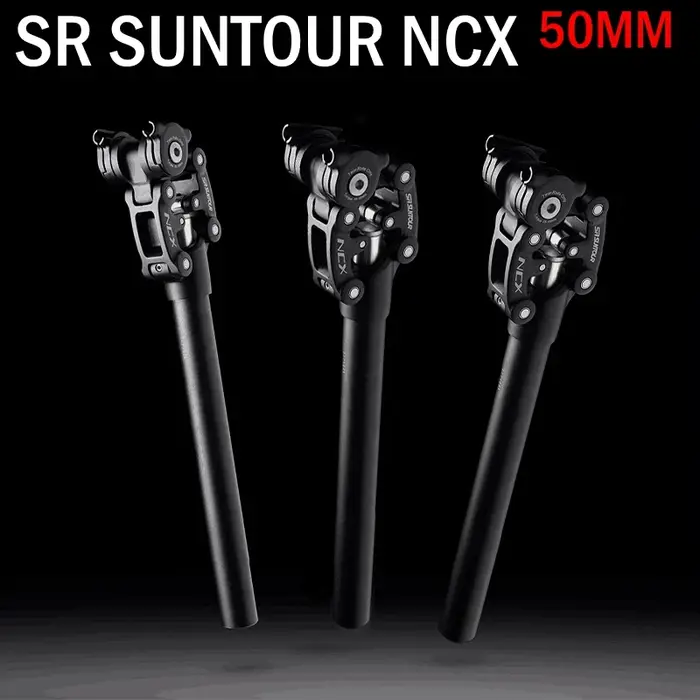 SR Suntour NCX vélo amortissement Suspension tige de selle VTT 50mm voyage 27.2/28.6/30.0/30.4/30.9/31.6/33.9*350mm Tube de selle