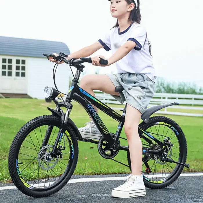 Vélo de montagne pour enfants de 20 pouces avec système de freinage double