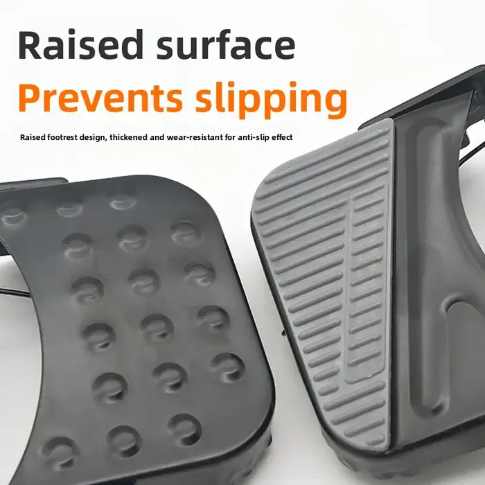 Repose-pieds pliable pour vélo
