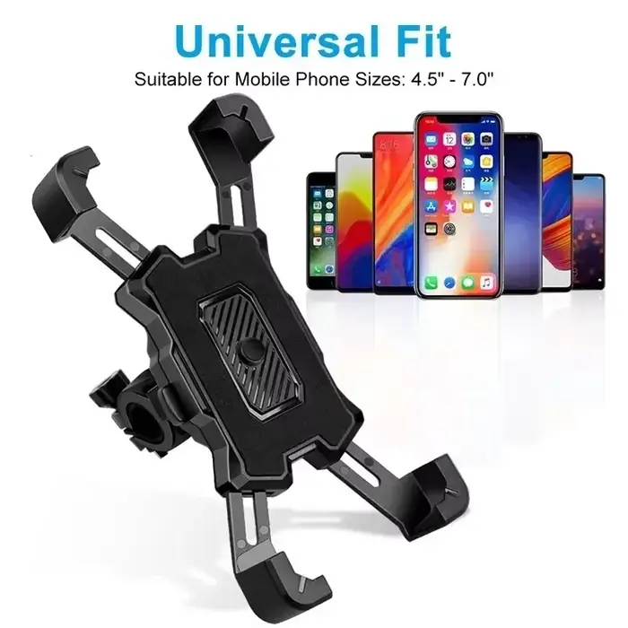 360 ° Support de téléphone de vélo électrique rotatif pour Smartphone équitation vtt