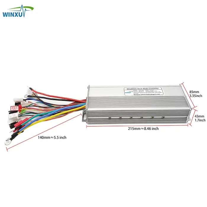 36V 48V 1500W 45A Ebike Brushlees double Mode contrôleur de vitesse d'entraînement pour e-bike vélo