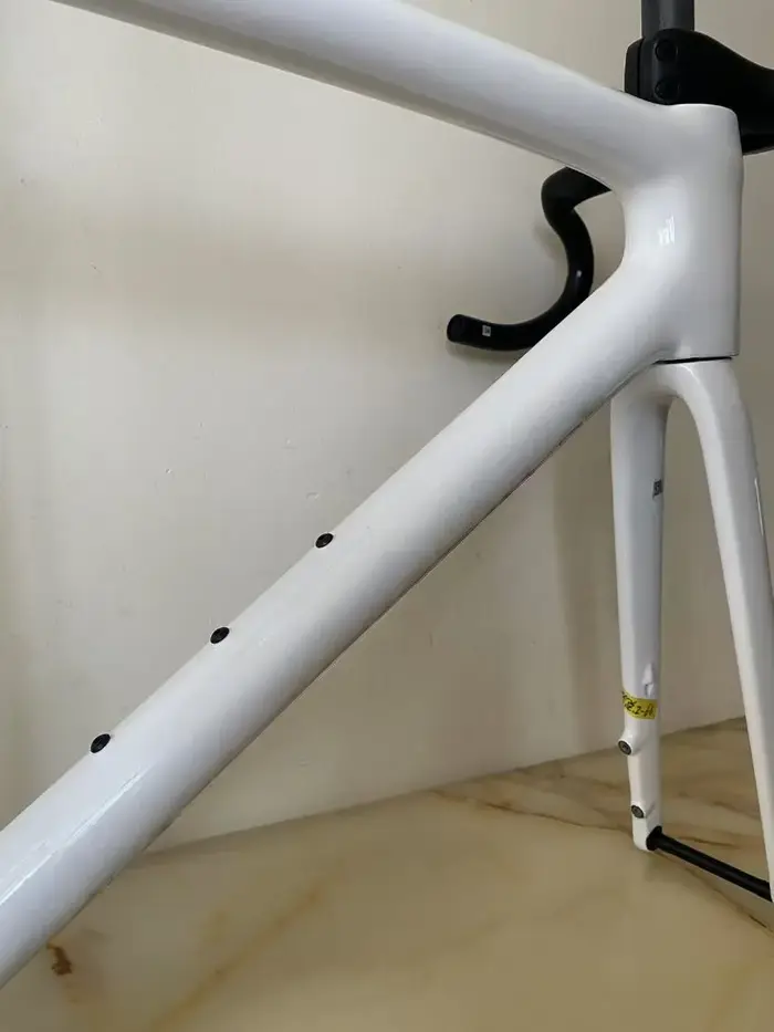 Cadre de vélo en carbone SA63 taille 58 cm avec guidon, tige de selle, fourche, accessoires, livrais