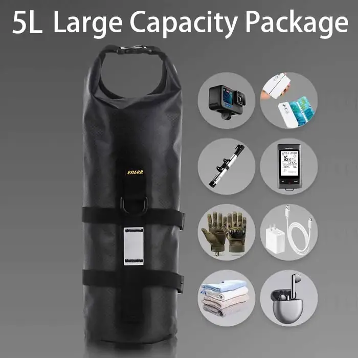 Toptrek Portable étanche vélo fourche sac 5L
