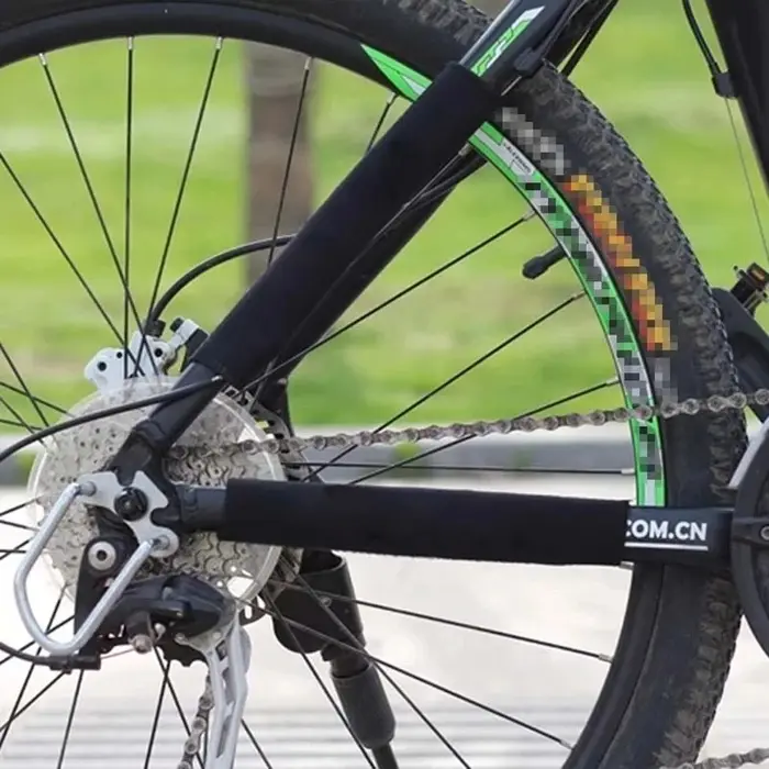 Protecteur de chaîne de vélo (2 pièces) – Protection de cadre pour VTT et vélos – Accessoires de cyclisme