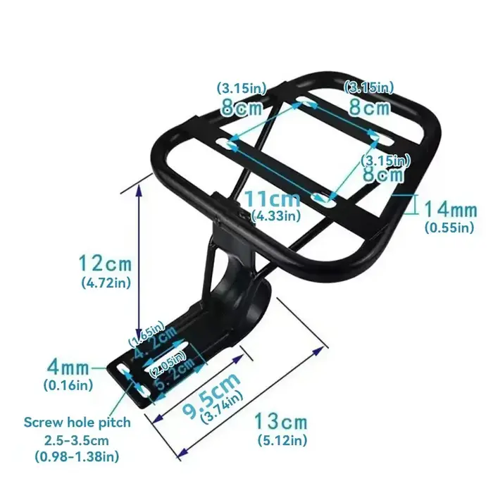 Porte-bagages arrière pour vélo électrique, porte-bagages pour moto, support de transport, étagère d