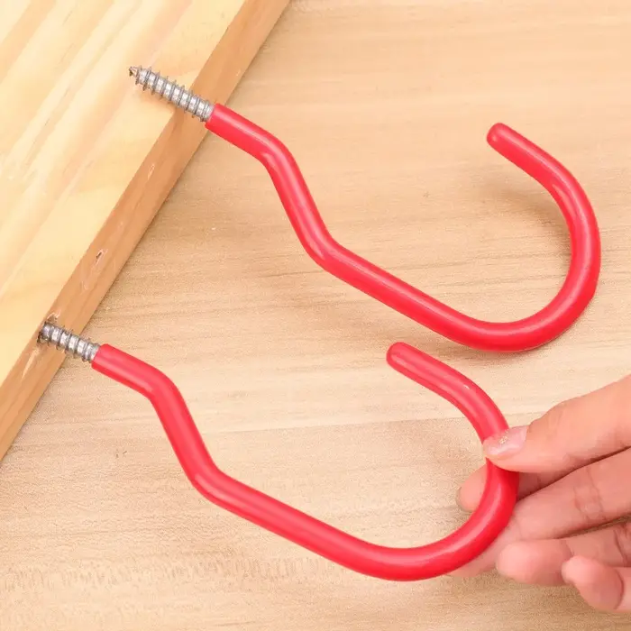 Crochets de vélo muraux avec boulons
