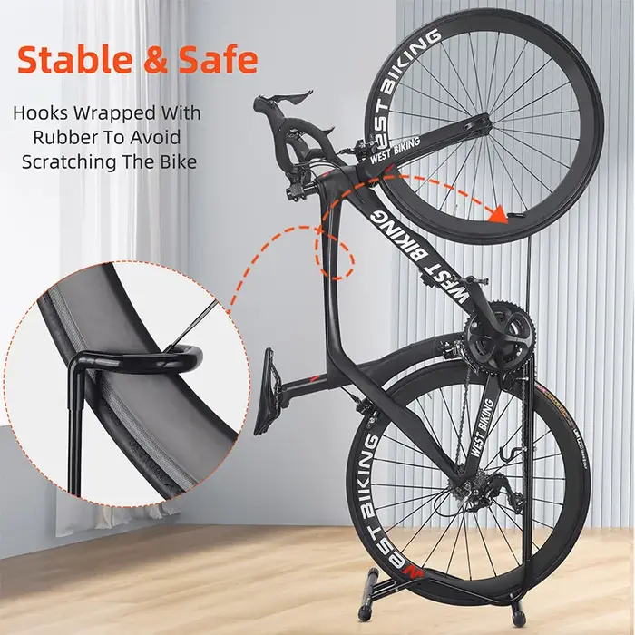 WEST BIKING-Support de vélo vertical 3 en 1