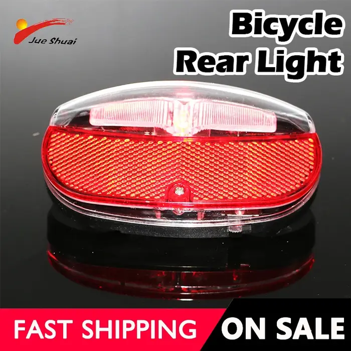 Feu arrière LED rouge pour porte-bagages de vélo