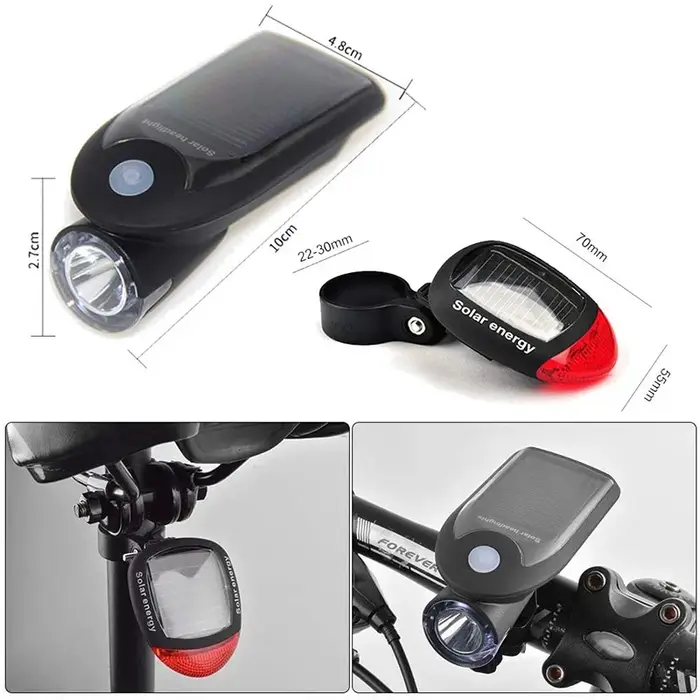 Feux avant de vélo, feu arrière de vélo de nuit