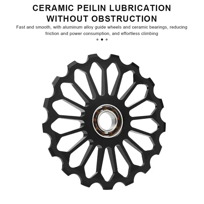 Poulie de dérailleur arrière de vélo en fibre de carbone céramique 13T 17T pour Shimano R5800 R6800 R7000 R8000 R9000 pour Sram