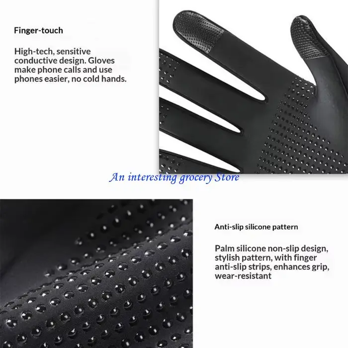 Gants chauffants 652D pour hommes femmes
