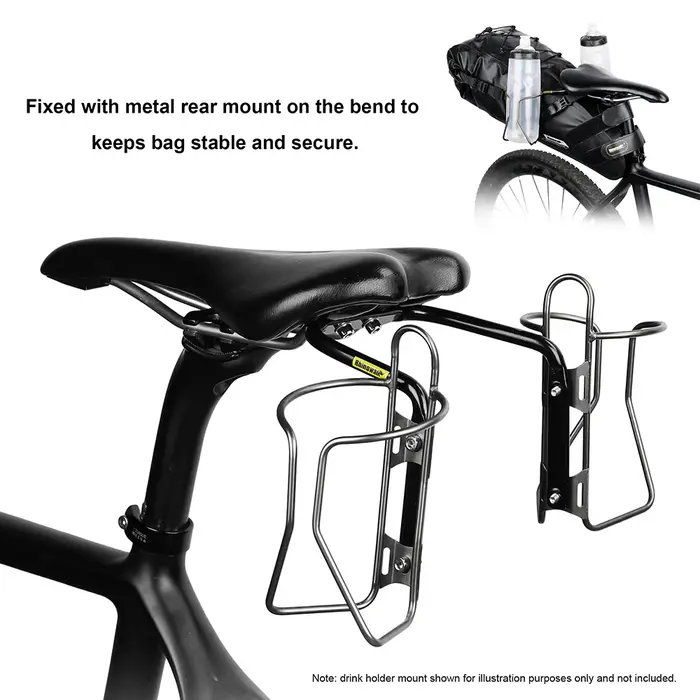 Rhinowalk Support de stabilisateur de selle de vélo Support de montage de siège arrière Support de p